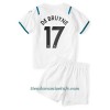 Conjunto (Camiseta+Pantalón Corto) Manchester City Kevin De Bruyne 17 Segunda Equipación 2021/22 - Niño